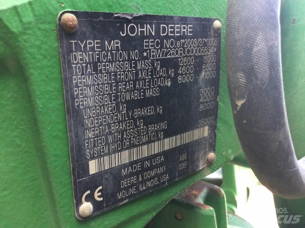 John Deere 7260R Tractors