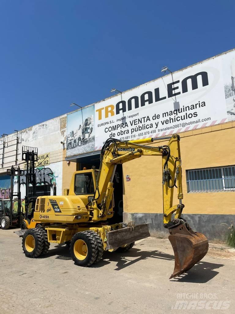 Komatsu PW 110 Wheeled Excavators