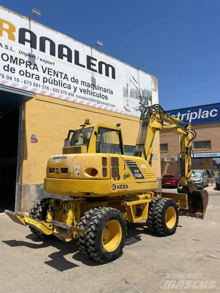 Komatsu PW 110 Wheeled Excavators