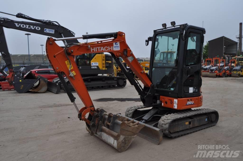 Hitachi ZX 26 U-6 Mini Excavators <7t (Mini Diggers)