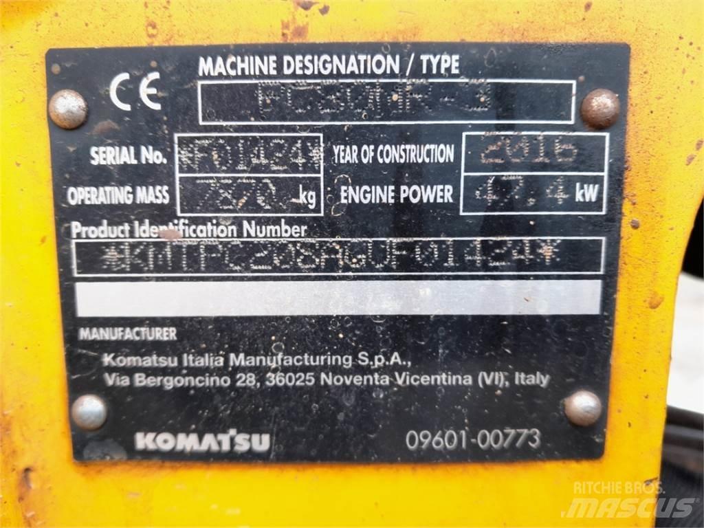 Komatsu PC80 Mini Excavators <7t (Mini Diggers)