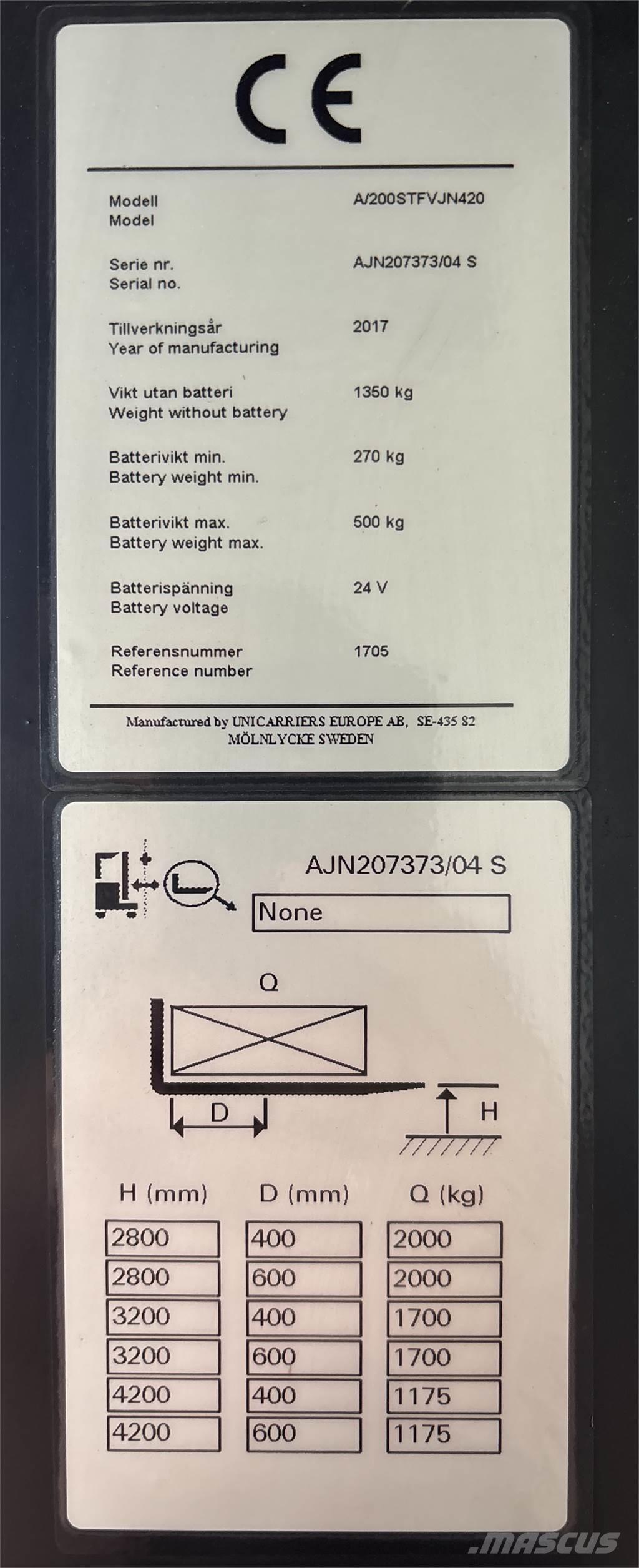 Atlet A200 Low lifter with platform