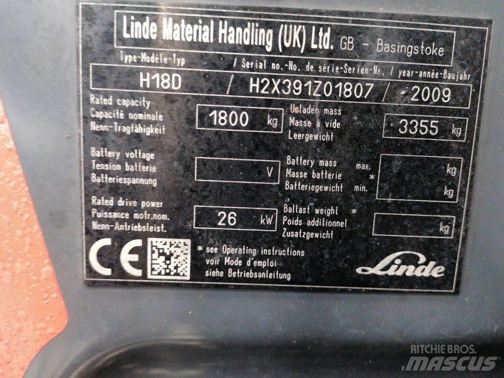 Linde H18D Diesel Forklifts