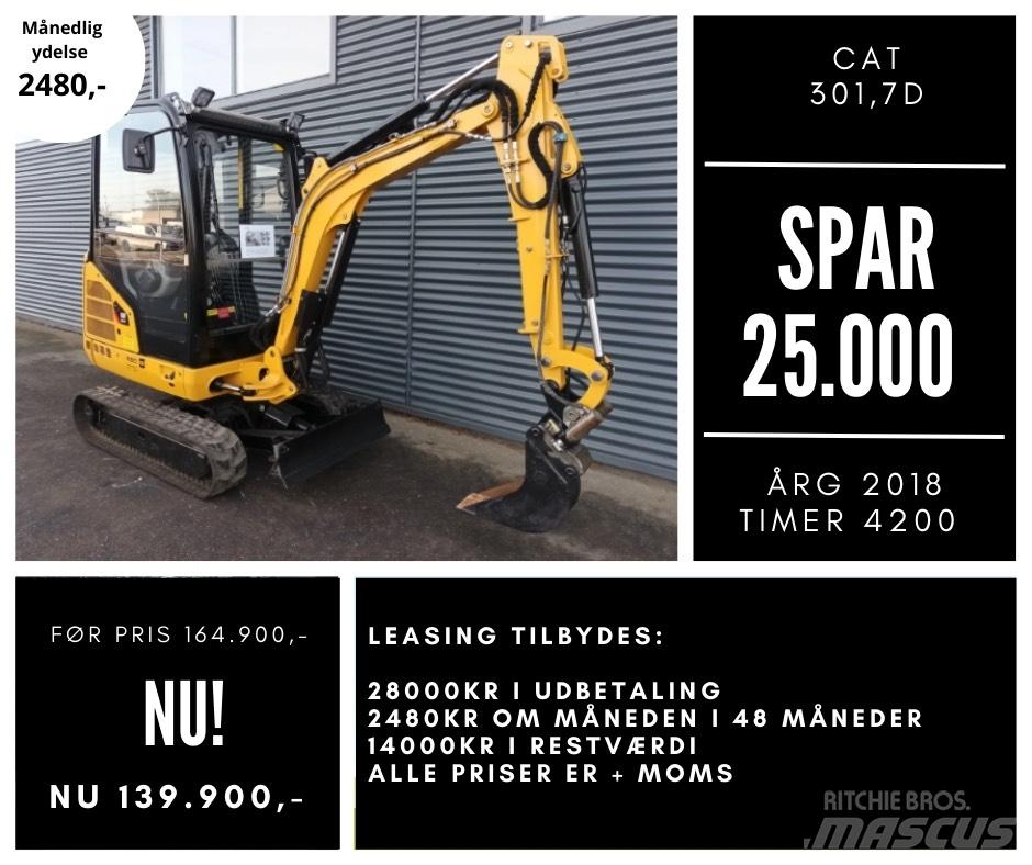 CAT 301,7d Mini Excavators <7t (Mini Diggers)