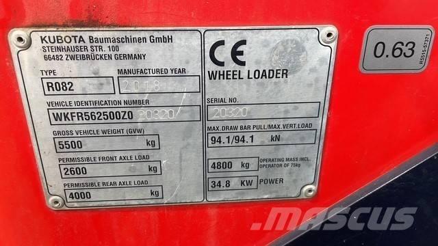 Kubota R082 Wheel Loaders