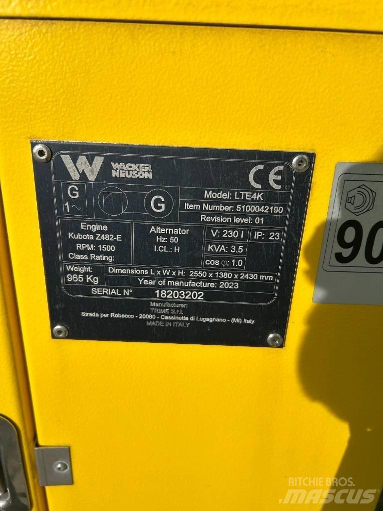 Wacker Neuson LTE4K Light Towers