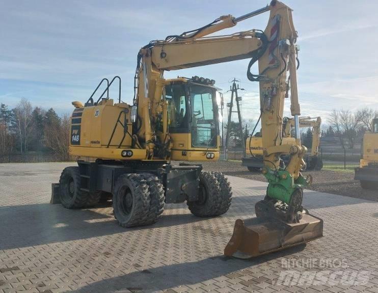 Komatsu PW 148-10 Wheeled Excavators