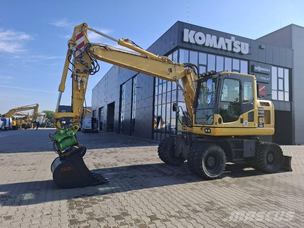 Komatsu PW 148-10 Wheeled Excavators