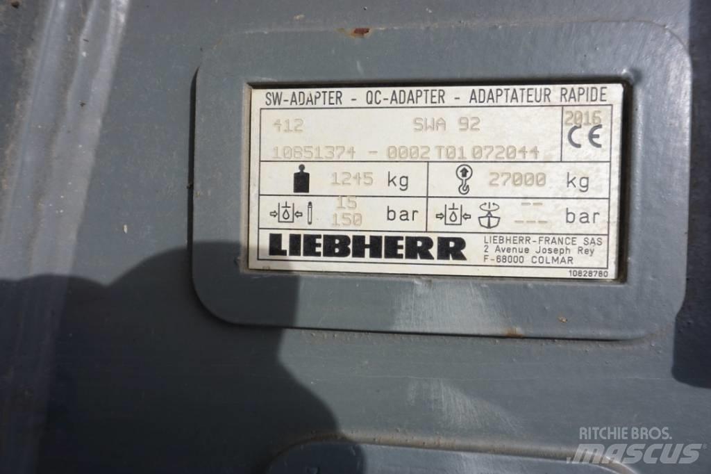 Liebherr SW 92 Quick Connectors