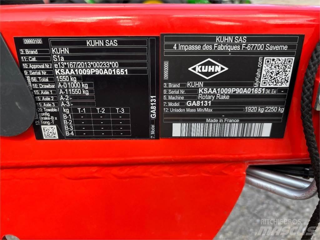 Kuhn GA 8131 Swathers/ Windrowers