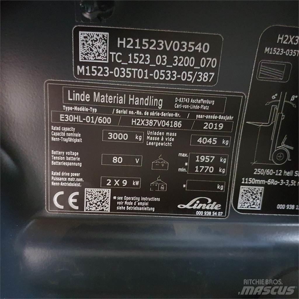 Linde #N/A Electric Forklifts