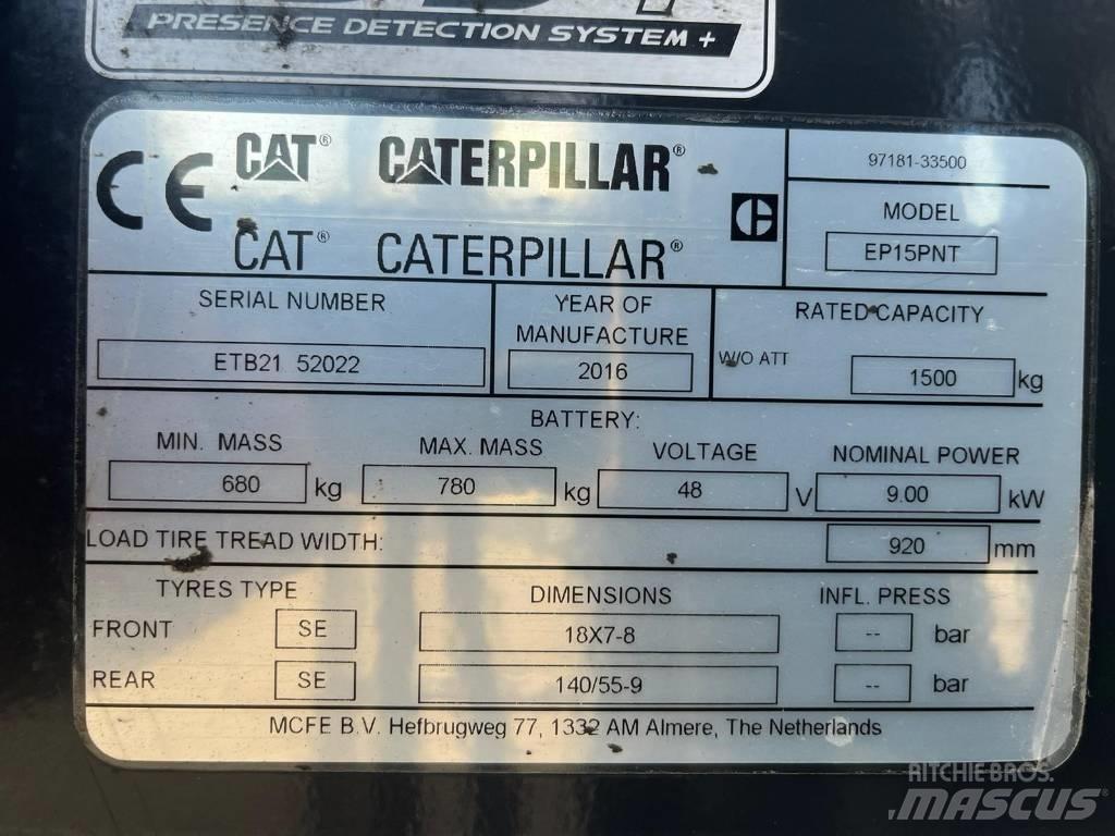 CAT EP15NT Electric Forklifts