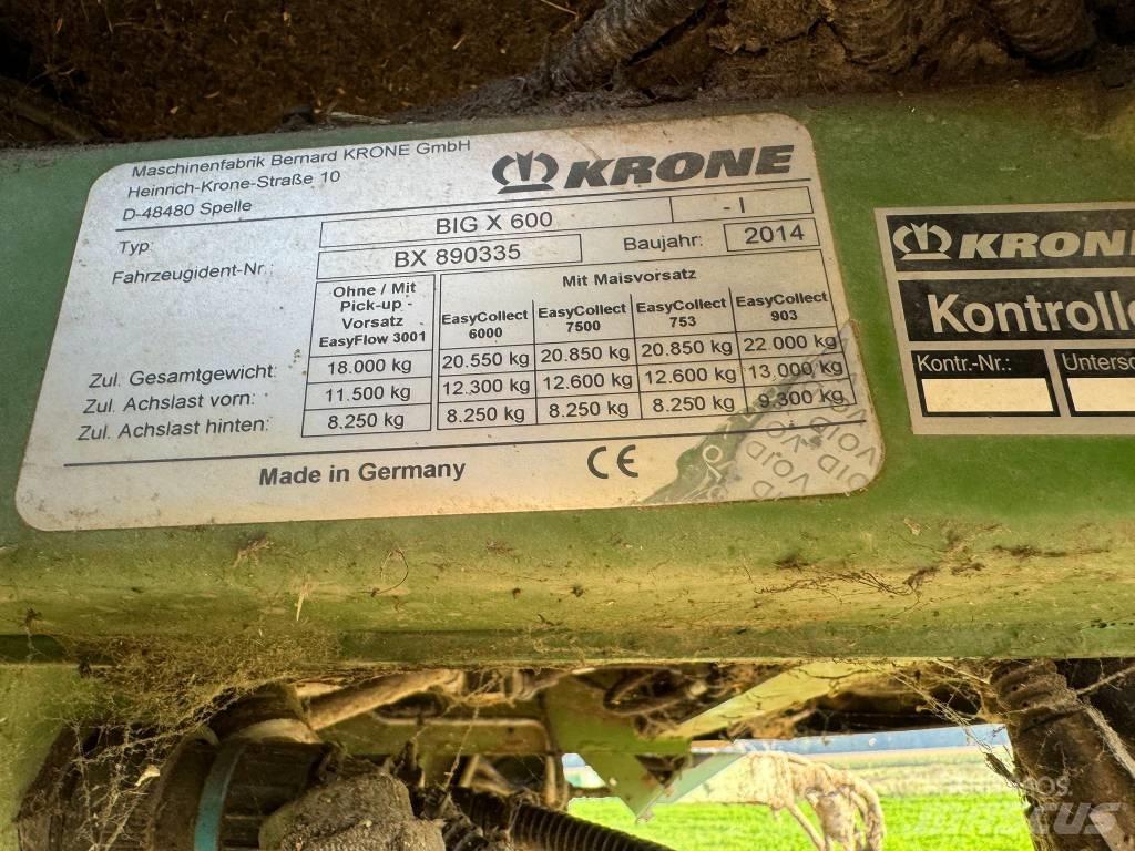Krone Big X 600 Foragers