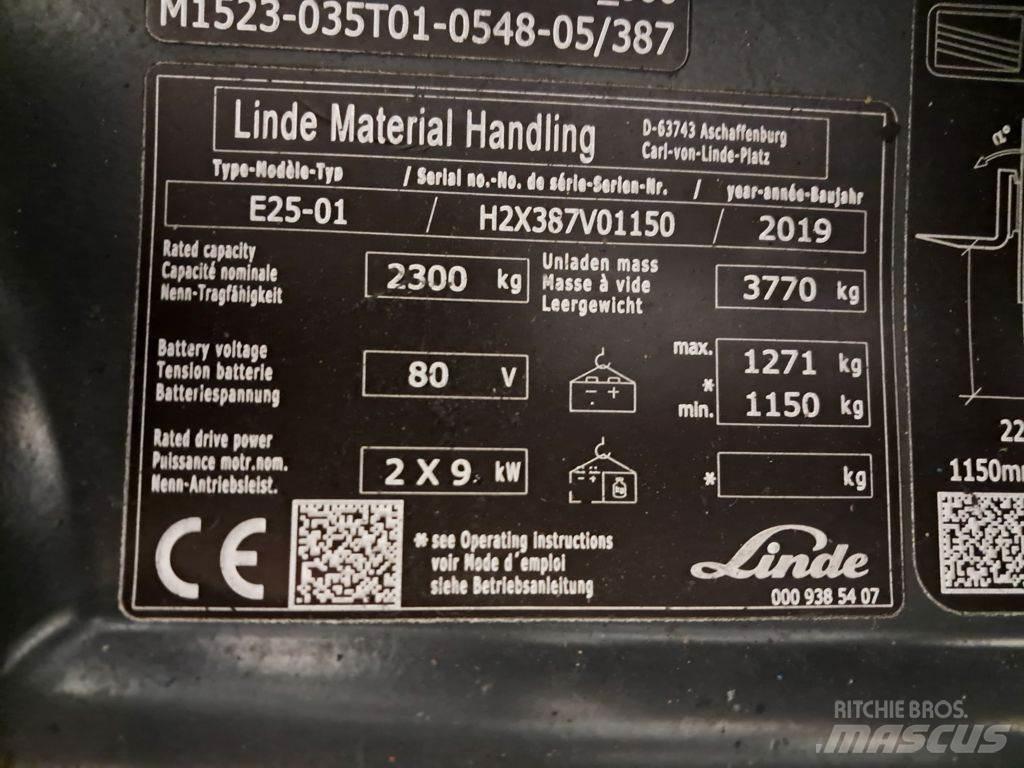 Linde E25-01 Electric Forklifts