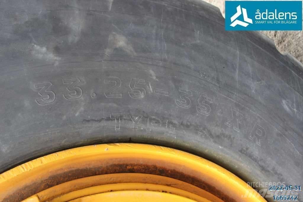  Dumper hjul 33.25-35 Tires, wheels and rims