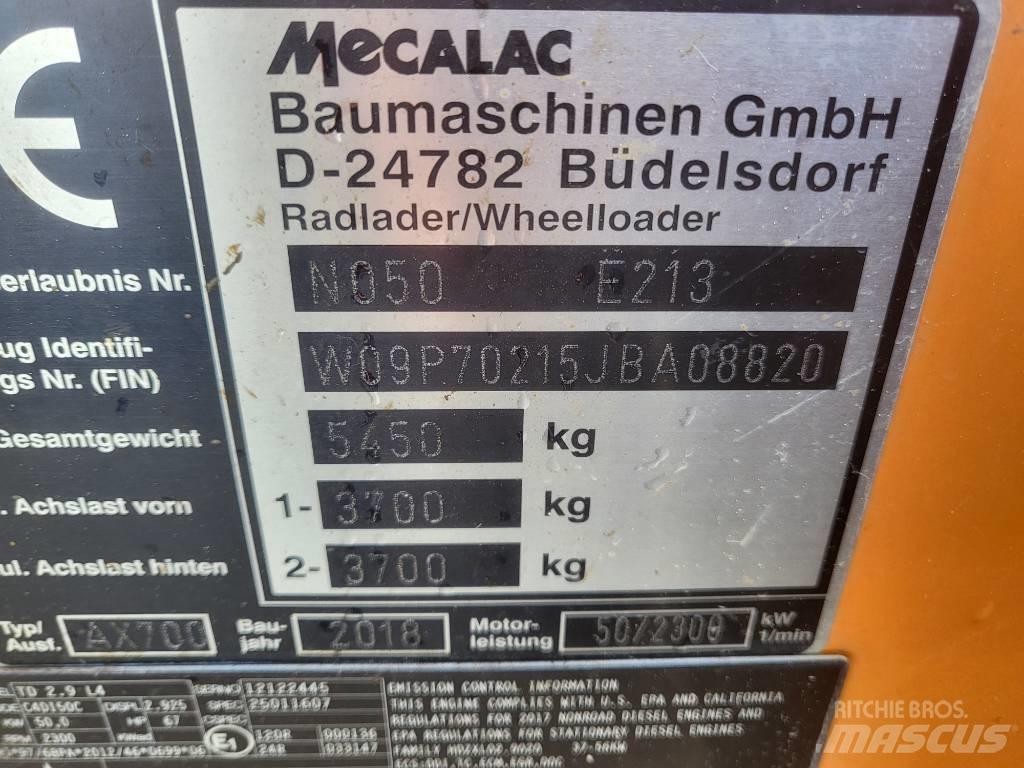 Mecalac AX 700 Wheel Loaders