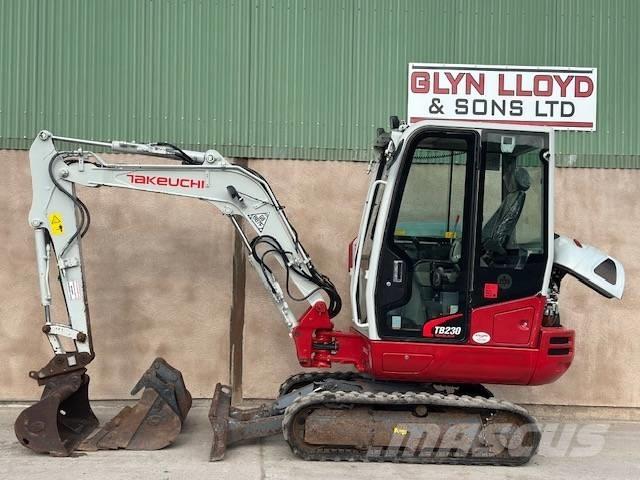 Takeuchi TB 230 Mini Excavators <7t (Mini Diggers)