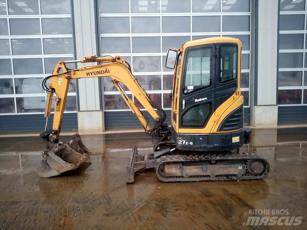 Hyundai Robex 27Z-9 Mini Excavators <7t (Mini Diggers)