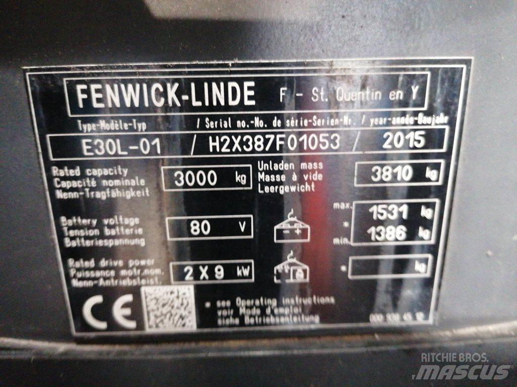 Linde E30L-01 Electric Forklifts