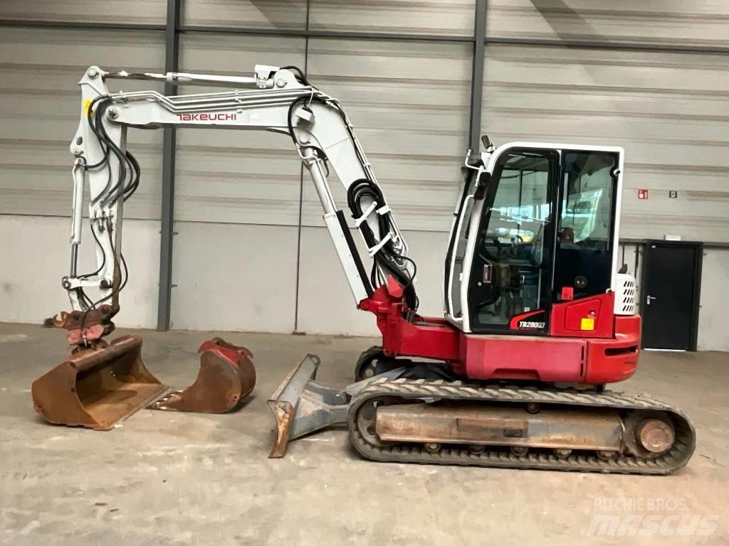 Takeuchi TB 280 FR Mini excavators  7t - 12t