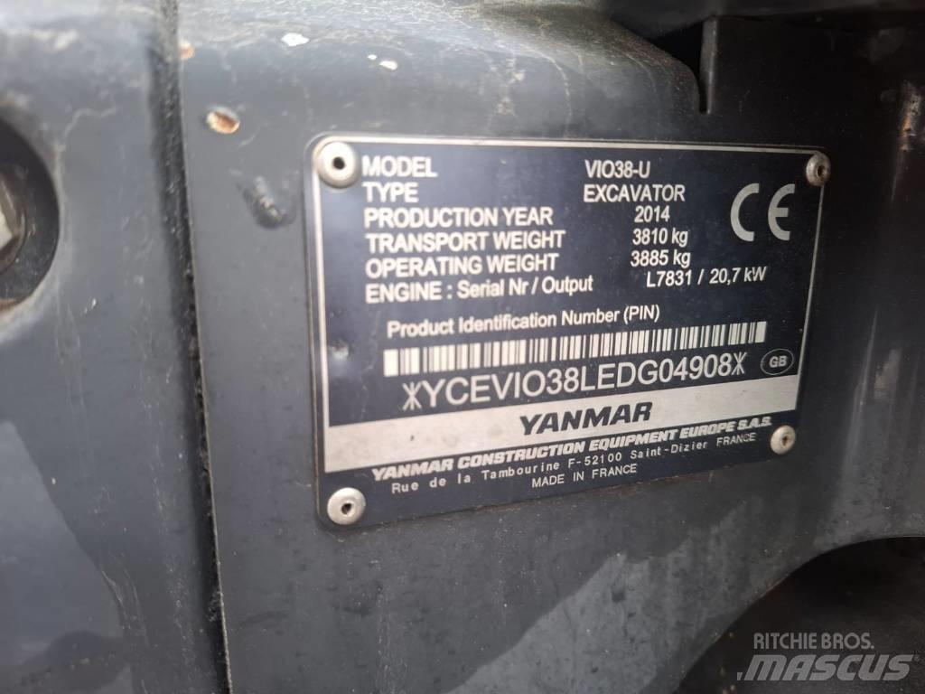 Yanmar Vio 38-U Mini Excavators <7t (Mini Diggers)