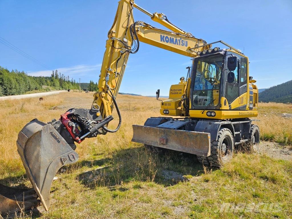 Komatsu PW 148-11 Wheeled Excavators