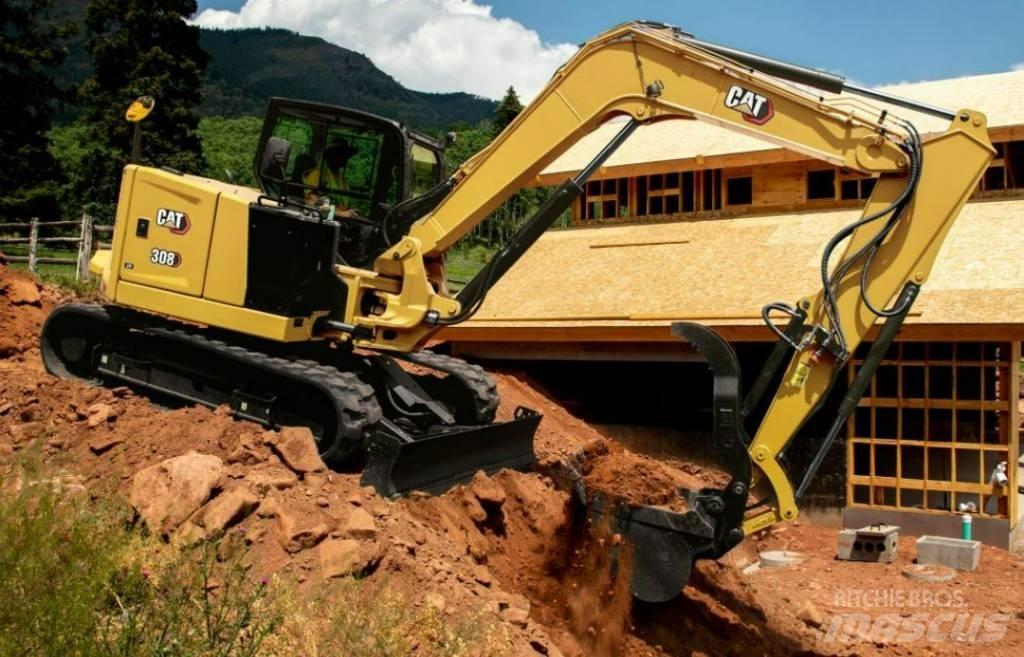 CAT 308 E CR UTHYRES Mini excavators  7t - 12t