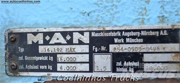 MAN 16.192 HAK Flatbed Trucks