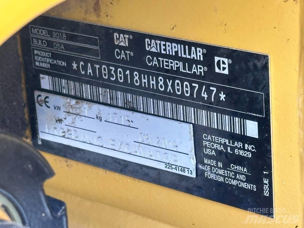 CAT 301.8 Mini Excavators <7t (Mini Diggers)