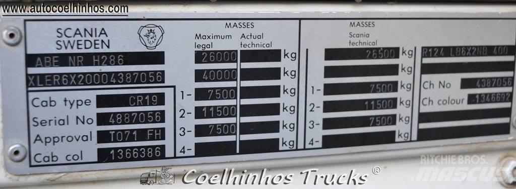 Scania 124L 400 Cab & Chassis Trucks