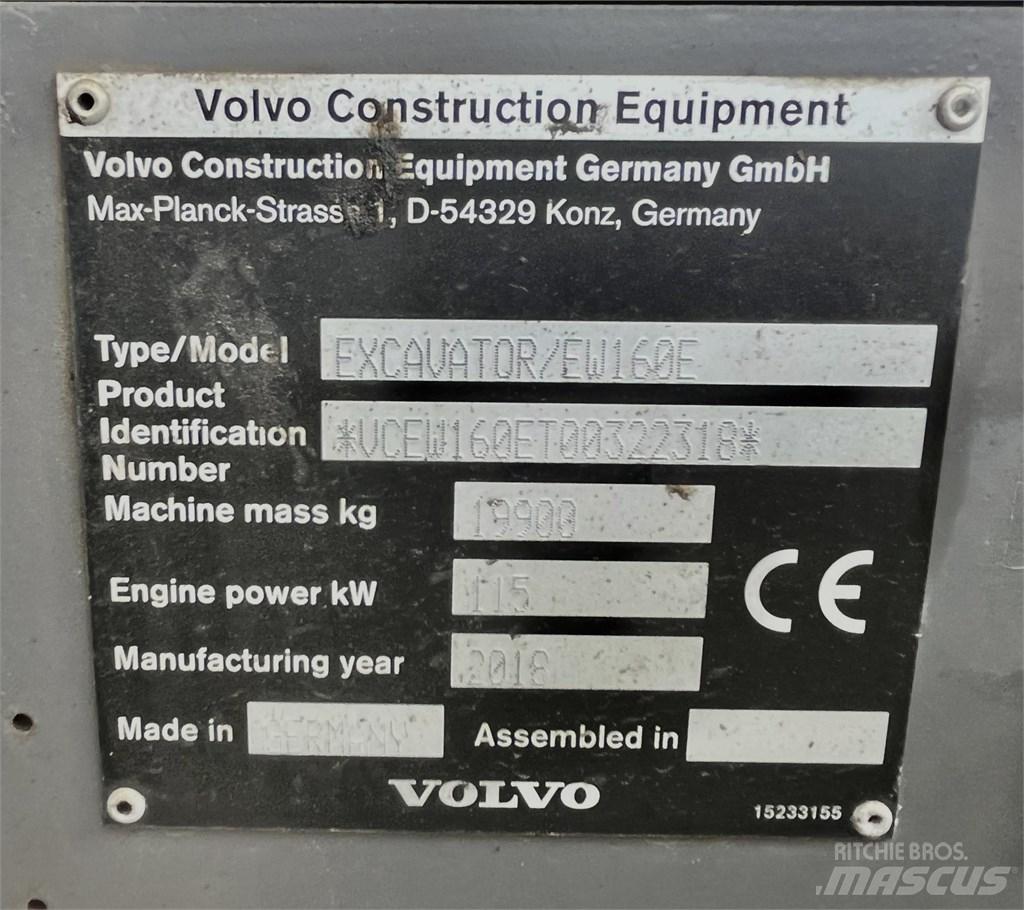 Volvo EW 160 E Wheeled excavators