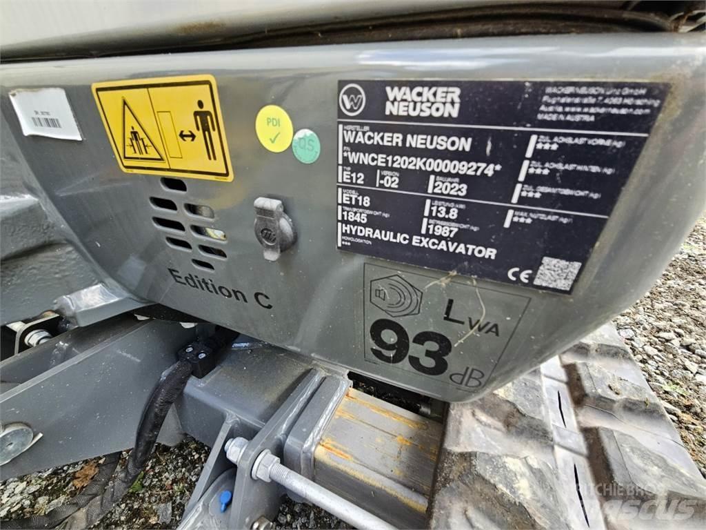 Wacker ET 18 Mini Excavators <7t (Mini Diggers)