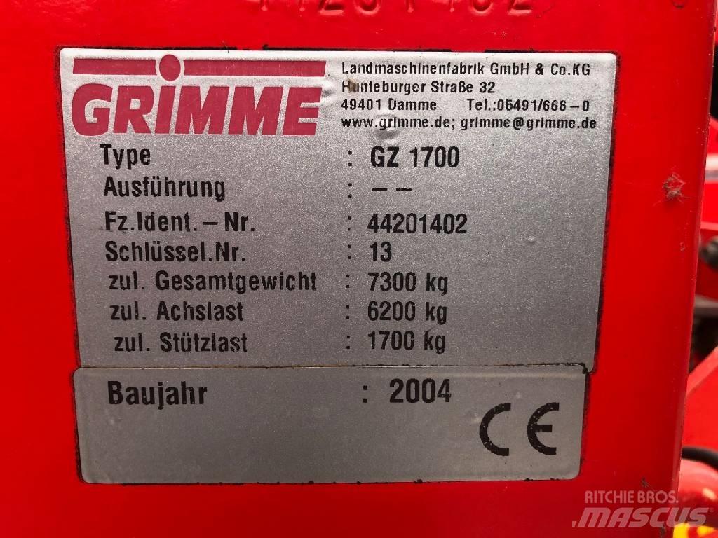 Grimme GZ 1700 Potato Harvesters And Diggers