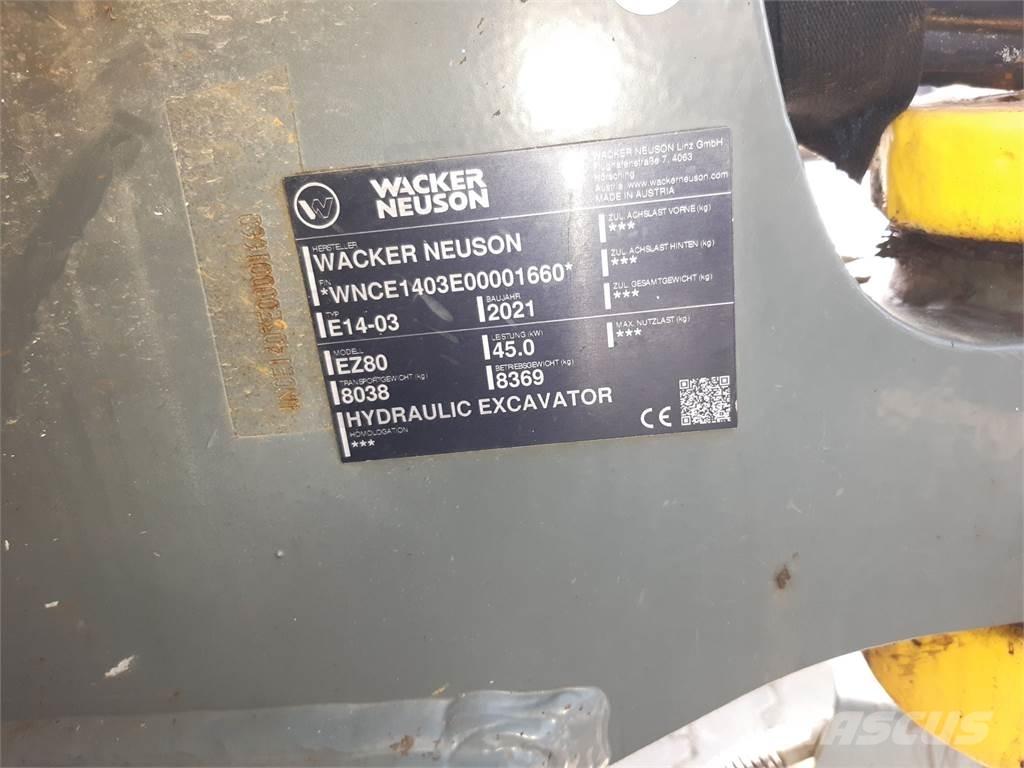 Wacker Neuson EZ80 Crawler Excavators