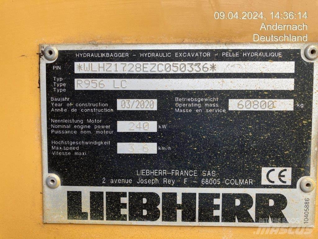 Liebherr R956 LC Crawler Excavators