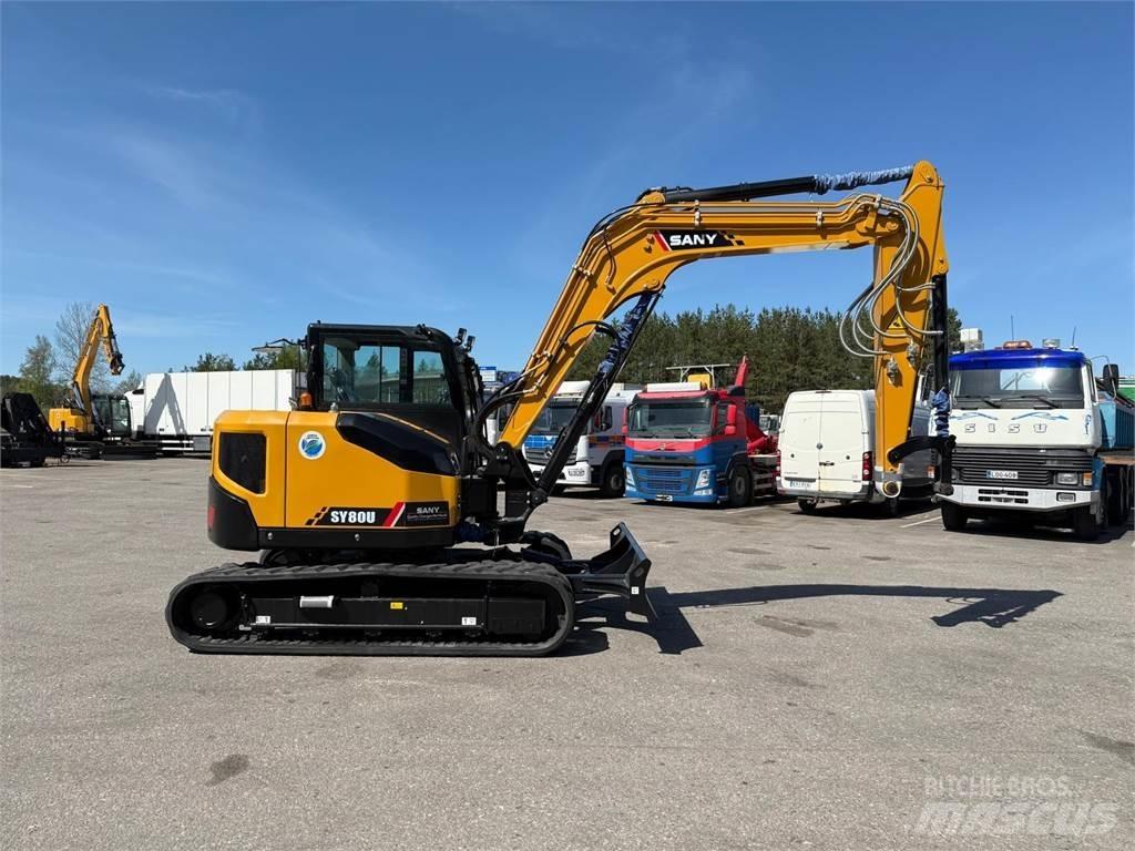 Sany SY80U Mini excavators  7t - 12t