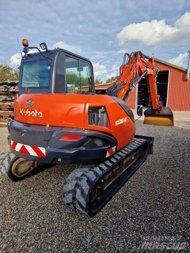 Kubota KX080-4 Mini Excavators <7t (Mini Diggers)