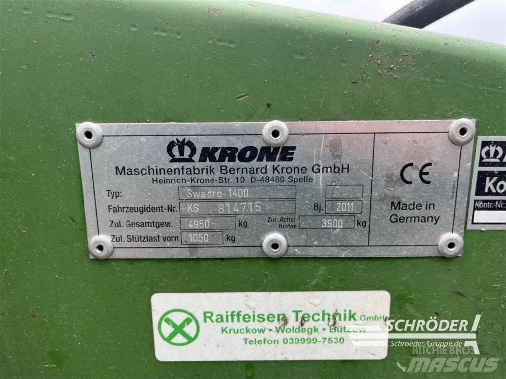 Krone SWADRO 1400 Swathers \ Windrowers