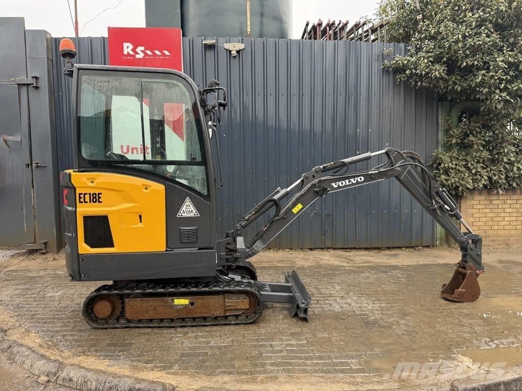 Volvo EC18E Mini Excavators <7t (Mini Diggers)