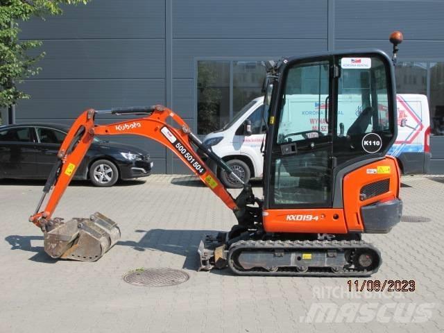 Kubota KX 019-4 Mini Excavators <7t (Mini Diggers)