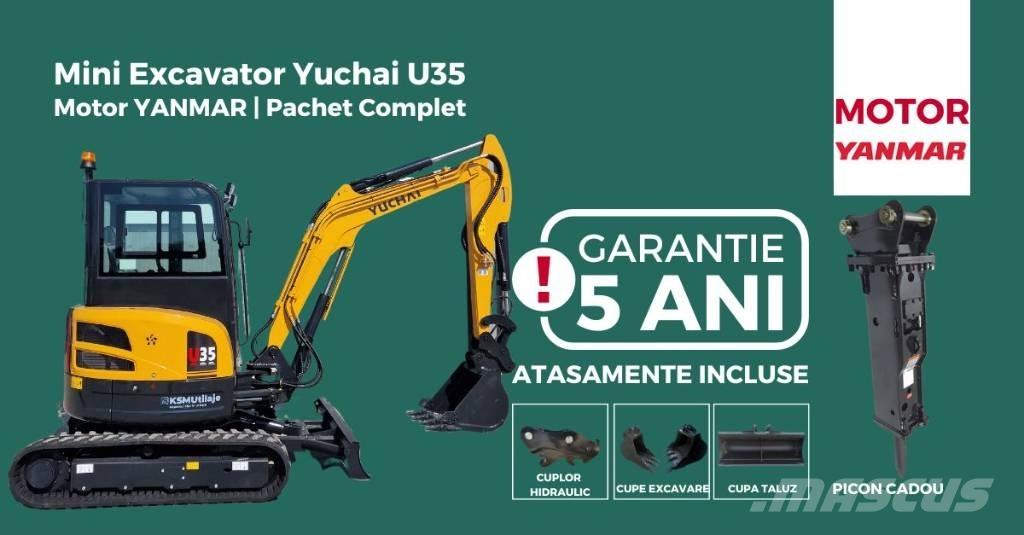 Yuchai U35 STAGE 5 Mini Excavators <7t (Mini Diggers)