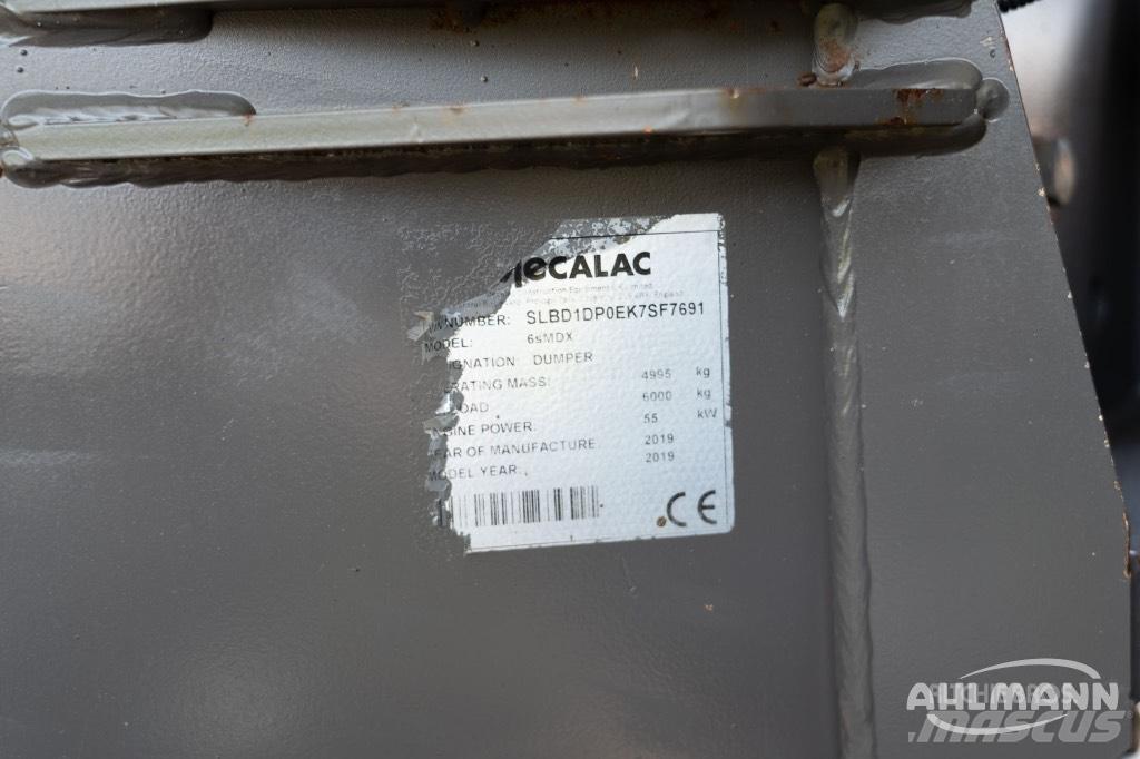 Mecalac 6 MDX Articulated Dump Trucks (ADTs)