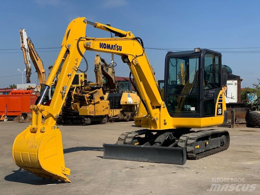 Komatsu PC58-8 Mini Excavators <7t (Mini Diggers)