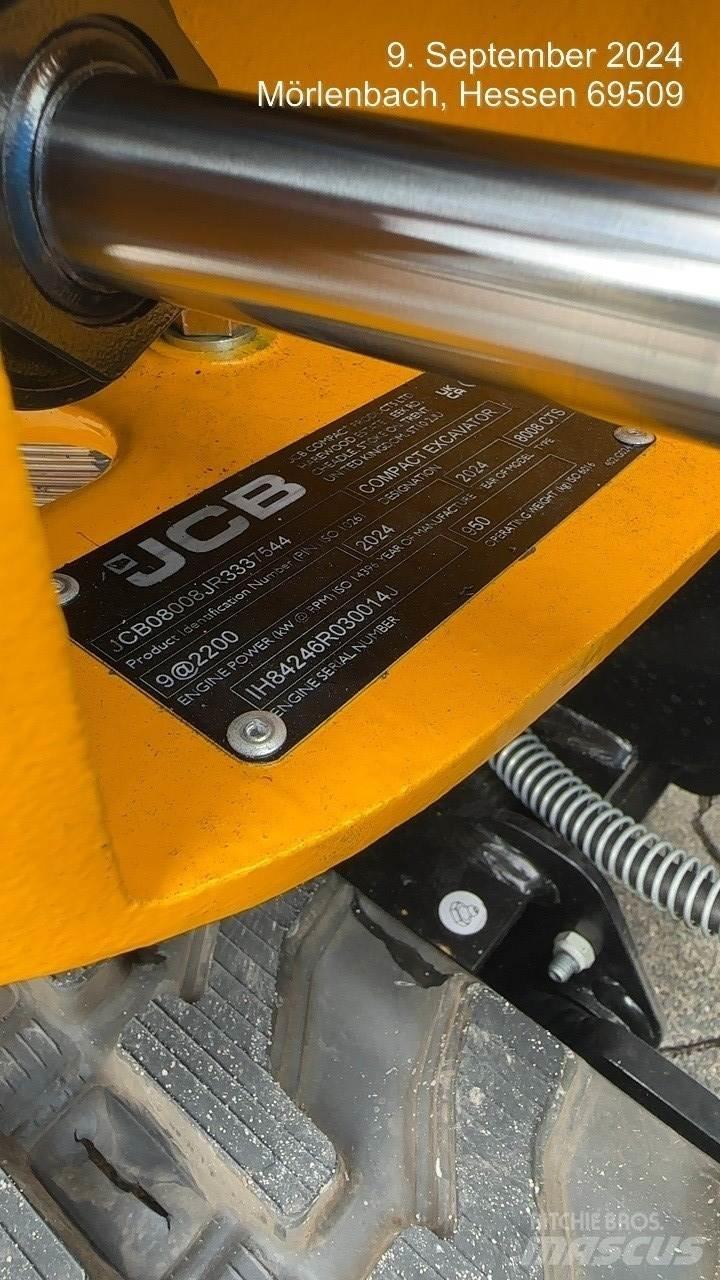 JCB 8008CTS Mini Excavators <7t (Mini Diggers)