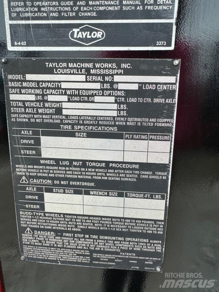 Taylor THD160 Misc Forklifts