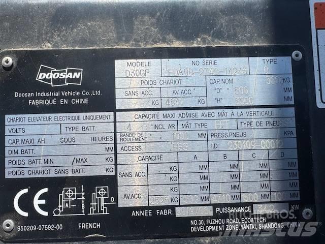 Doosan D30 Plus Diesel Forklifts