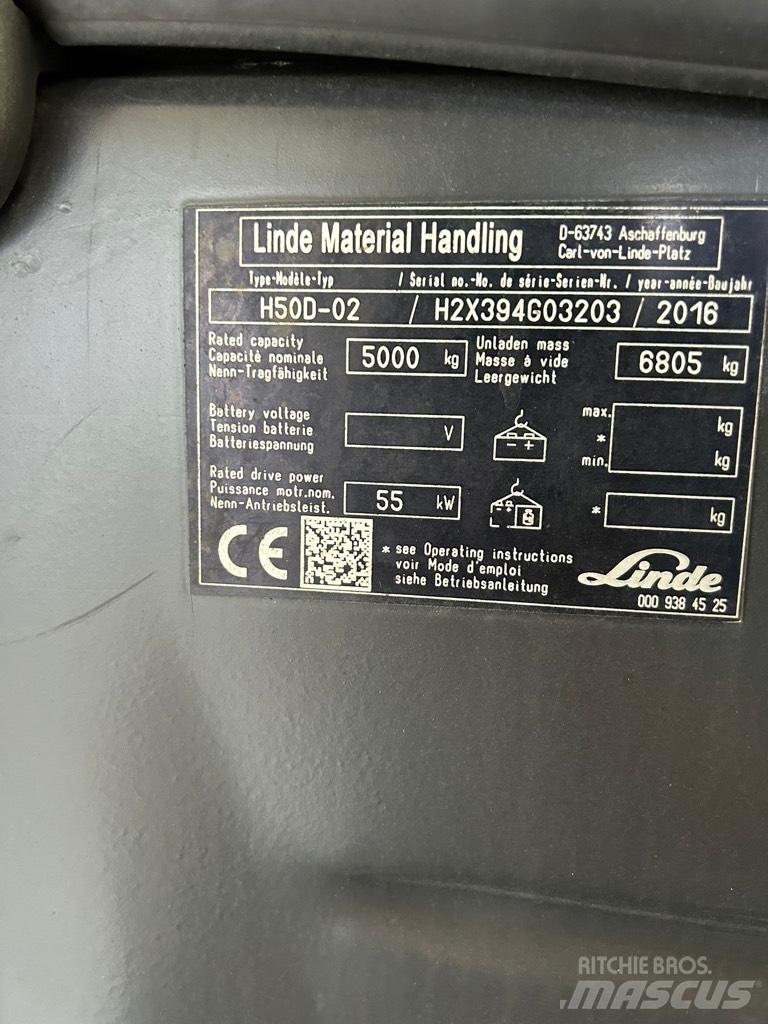 Linde H50D-02 EVO Diesel Forklifts