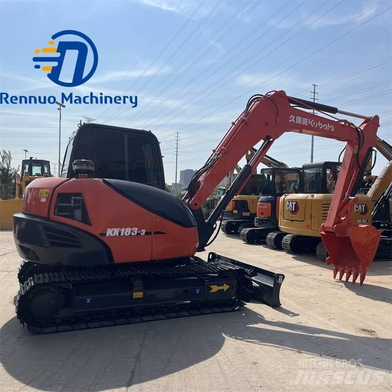 Kubota KX183 Mini Excavators <7t (Mini Diggers)
