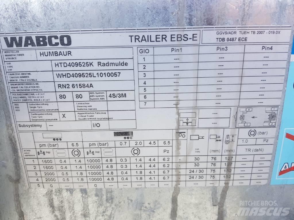 Humbaur HTD 409525K Lowboy trailer