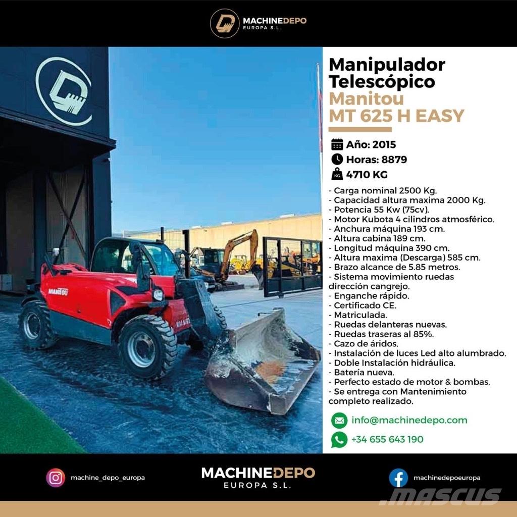 Manitou MT 625 H Telescopic Handlers